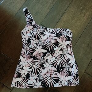 NWOT Mynah Asymetric Size L Tankini Swim Suit Top